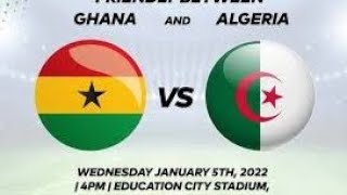 Algérie Ghana Chaînes pour Regarder le match en direct ce mercredi 05 Janvier 2022 [upl. by Dalli]