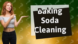 How do you clean with baking soda only [upl. by Akirej969]