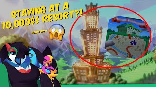 STAYING AT A 10000 ʰᵃᵘⁿᵗᵉᵈ RESORT  Luigis Mansion 3  Part 1  Qweave [upl. by Borek542]