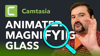 Animated Magnifying Glass Effect in Camtasia [upl. by Adnohsar746]