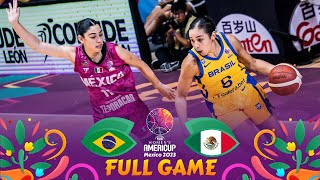 QUARTERFINALS Brazil v Mexico  Full Basketball Game  FIBA Womens AmeriCup 2023 [upl. by Wasson241]