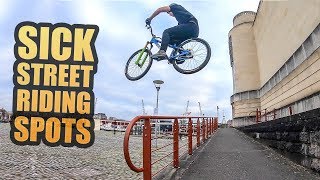 SICK STREET RIDING SPOTS  URBAN MTB FREERIDE [upl. by Wales628]