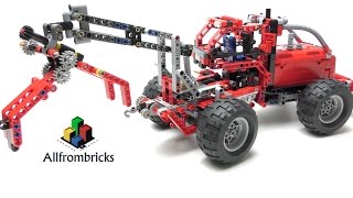 Lego Technic 42029 Forest Skidder Model B Review 4K [upl. by Atener354]