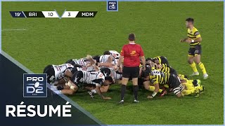 PRO D2 Saison 20232024 J12  Résumé CA Brive  Stade Montois Rugby [upl. by Innob]