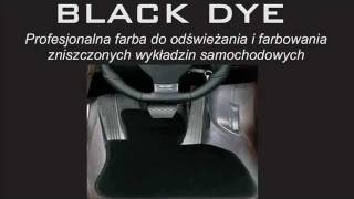 Farba Lakier BLACK DYE  Farbowanie i zmiana koloru dywanu i wykładziny samochowowej [upl. by Ahsatniuq]