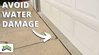 How To Fill A Gap Between Garage Floor And Concrete Driveway [upl. by Kristi]