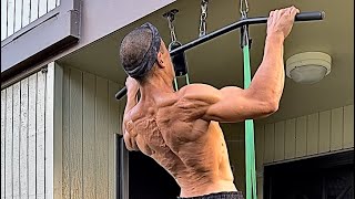 Assisted Pull Ups age 55 May 3 2024 602 pm [upl. by Nimzaj]