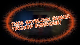 THIS FAKE RUMOR TRICKED EVERYONE Explosive Bow  Hypixel Skyblock [upl. by Cairistiona]