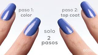 CLAVA EL EFECTO GEL  Gel Couture by Essie [upl. by Quitt]