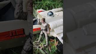 starwars Luke on dagobah to scream at yoda starwarsfan jediknight vintagestarwarsactionfigures [upl. by Labana]