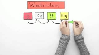 Übungen zu Gewichtseinheiten umwandeln  Mathematik  Zahlen Rechnen und Größen [upl. by Dnalyr]