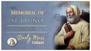 Daily Mass  Memorial of St Bruno  Friday October 6 2023  700AM [upl. by Enilorak]