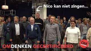 Omdenken Gecertificeerd Nico kan niet zingen [upl. by Ahsiaa345]