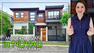 Modern Asian House in Nuvali Sta Rosa Laguna House Tour 69 [upl. by Beesley]