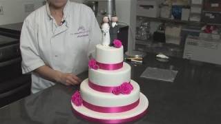 How To Decorate A Wedding Cake [upl. by Eeroc]