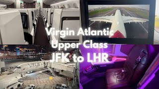 Virgin Atlantic  Upper Class  New York JFK to London Heathrow LHR  Trip Report [upl. by Quenna525]