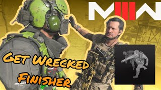 Get Wrecked Finishing Move ENDOWMENT WARRIOR PACK  Modern Warfare 3 [upl. by Seleta]