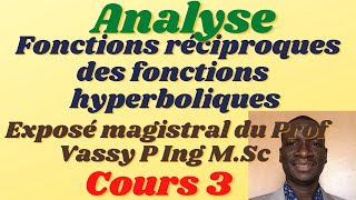 Bijection réciproque des fonctions hyperboliques [upl. by Etselec]