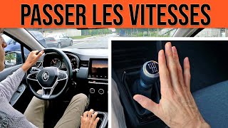 MONTER ET RÉTROGRADER LES VITESSES  Permis 2023 [upl. by Bigot]