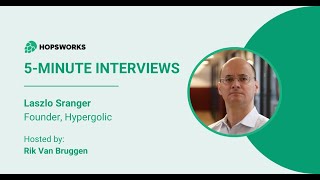 Hopsworks 5 minute interview  Laszlo Sragner  Hypergolic [upl. by Ecnerwal]