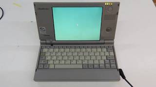 Booting the adorable Toshiba Libretto 70CT [upl. by Ridley]