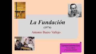 LA FUNDACIÓN ANTONIO BUERO VALLEJO TEMA EVAU lengua selectividad [upl. by Rizan]