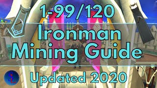 Runescape 3 Ironman 199120 Mining Guide Updated 2020 Rework [upl. by Geier]