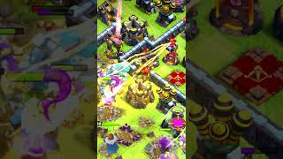 TH12 Pushing Army with Giant Throwers Clash of Clans [upl. by Kincaid946]