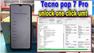 Tecno pop 7 pro frp unlock umt  tecno mobile unlock kese kare umt  tecno mobile pop 7 pro unlock [upl. by Chrysa178]