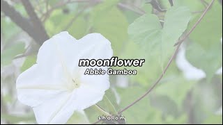 moonflower  Abbie Gamboa lyric video [upl. by Roice]