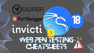 Web Penetration Testing 18  5 Web Penetration testing CheatSheets [upl. by Enerehs976]