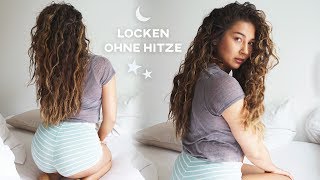 Locken ohne Hitze  Voluminöse Locken schnell amp über Nacht  Michelle Danzinger [upl. by Nilla]