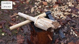 Making a Firewood Splitting Mallet [upl. by Ah850]