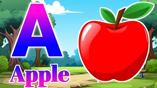 A for apple  अ से अनार  abcd  phonics song  a for apple b for ball c for cat  abcd song  abcde [upl. by Mccurdy783]