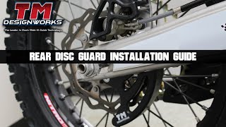 How to Install  Feature amp Benefit TM Designworks 2024 KTM Rear Disc and Caliper Guard [upl. by Clawson835]