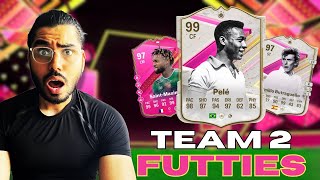 VERTICAL SENDING EVERY PACK FOR TEAM 2 OF FUTTIES GET INN EA FC 24 [upl. by Jarid]