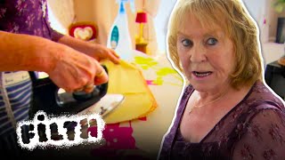 Obsessed Germaphobe Irons Her Cleaning Supplies  Episode 9  Obsessive Compulsive Cleaners  Filth [upl. by Latyrc]