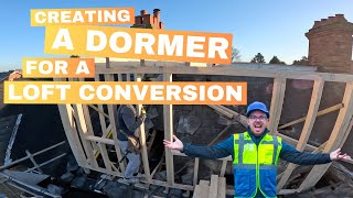 Creating A Dormer For A Loft Conversion  UK Attic Conversion [upl. by Nosmas]