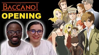 BACCANO OPENING REACTION  Anime OP Reaction [upl. by Drusy]