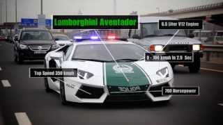 LAMBO FERRARI amp CAMARO FASTEST COP CARS IN THE WORLD  Film for Dubai Police [upl. by Naynek]