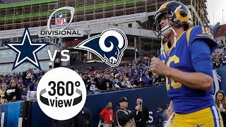 Cowboys vs Rams Divisional Round AllAccess in 360º  2018 NFL Playoffs [upl. by Barron]