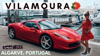 Vilamoura  Portugal Travel Vlog  Exploring this prestigious holiday resort in the Algarve in 2021 [upl. by Yrtsed]