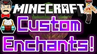 Minecraft Mods  CUSTOM ENCHANTMENTS  Upgrade Enchants With Items [upl. by Airdnassac854]