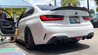 2021 BMW 330i  STRAIGHT PIPED  POPS amp BANGS  340 MUFFLER DELETE AND RESONATOR DELETE [upl. by Staal289]