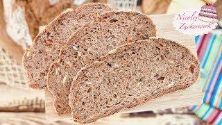 Brot KürbiskernMöhrenBrot I anfängerfreundlich 👍🏻 [upl. by Tem]