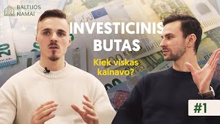 Kiek kainavo įrengti investicinį butą  Kaip mums pavyko nupirkti butą už tokią kainą [upl. by Gildas309]