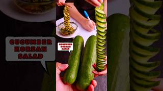 Korean Cucumber saladspiral cucumber recipe koreanfood [upl. by Kokaras]