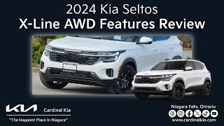 Refreshed 2024 Kia Seltos  XLine AWD Trim Features Review [upl. by Eulalee611]