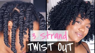 3 Strand Twist On Natural Hair ft Smooth N Shine NEW NATURAL LINE 🤔 [upl. by Gad]