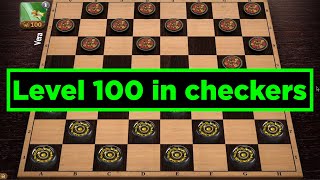 Advanced Checkers  How to Win Level 100 [upl. by Meesaw]